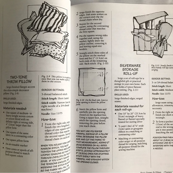 Serge A Simple Project, a softcover instructional project book for sergers - Picture 9 of 10